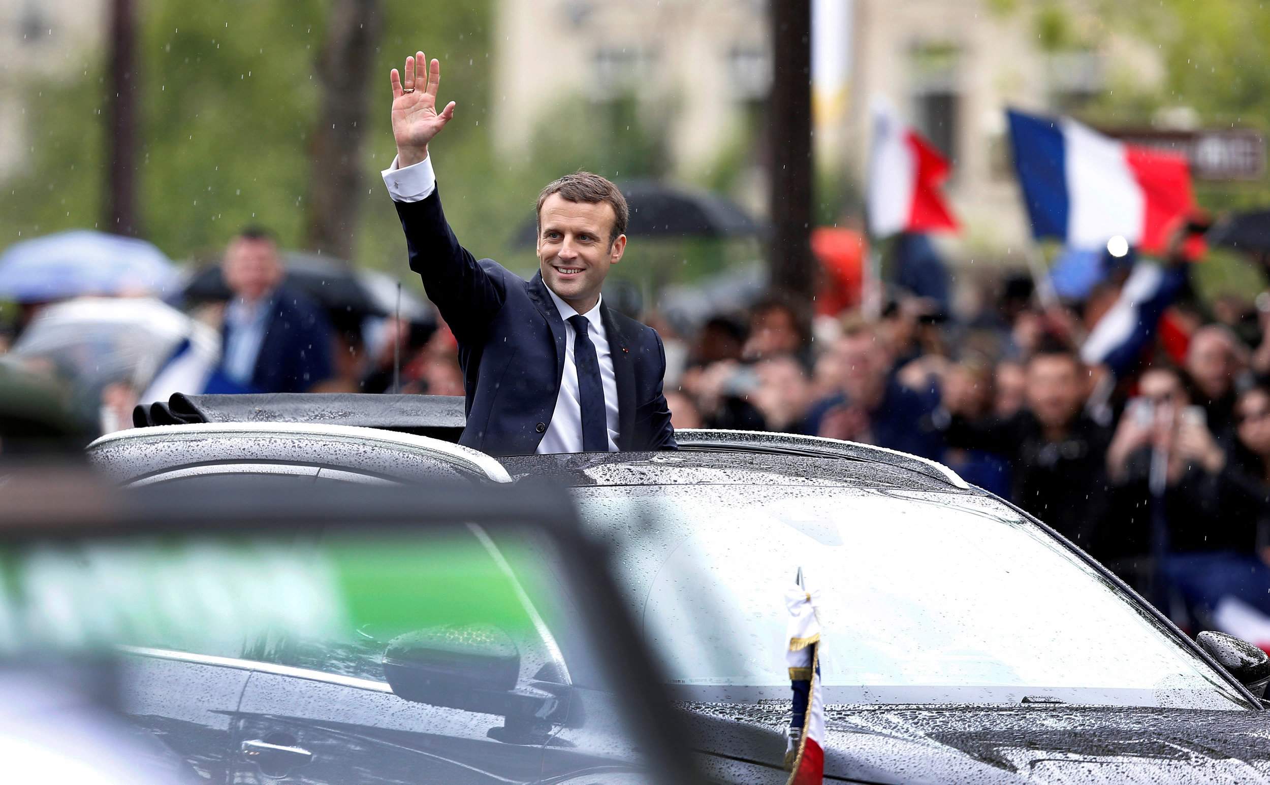 Macron slumps in polls as realities of office bite