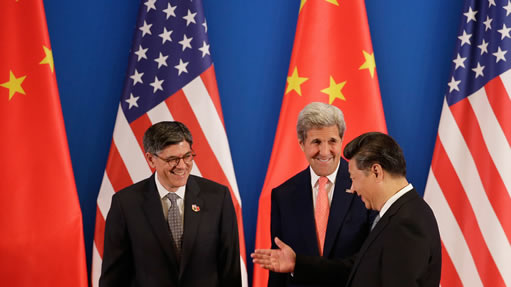 中美领导人北京会晤，洽谈经济合作