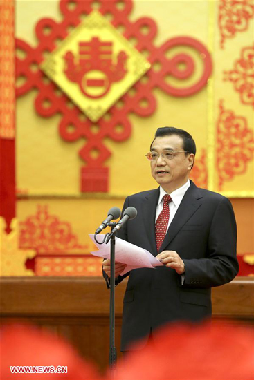 中国领导人向全国人民拜年