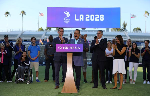 洛杉矶将主办2028年奥运会