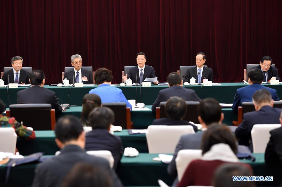 Chinese leaders join panel discussions with political adviso