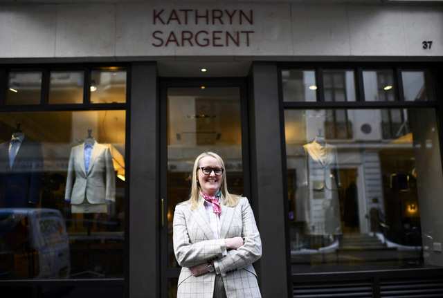 1st female master tailor opens shop on Savile Row