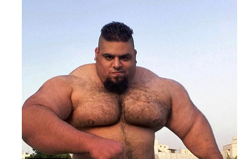 伊朗男子重155公斤 身材如真实版绿巨人