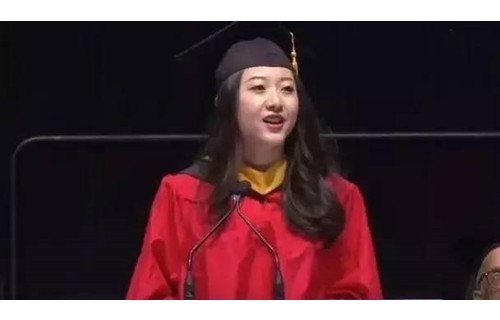 又一位中国女生在美国大学毕业典礼上演讲，这一次很惊艳！
