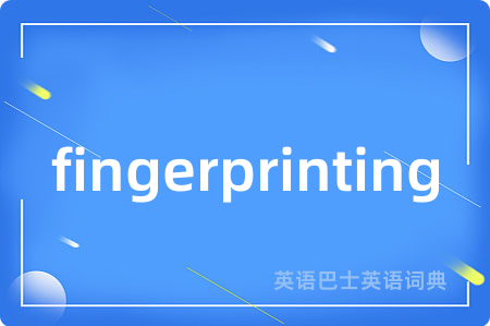 fingerprinting