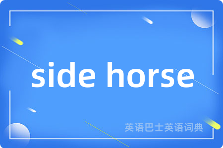 side horse